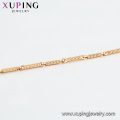 44954 Xuping Wholesale jewelry nueva llegada 18k collares de cadena de moda de oro plateado